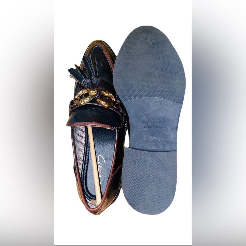 Circus by Sam Edelman Nichola
Chestnut Brush and Gold Slip-On Tassel Loafers - Picture 7 of 8